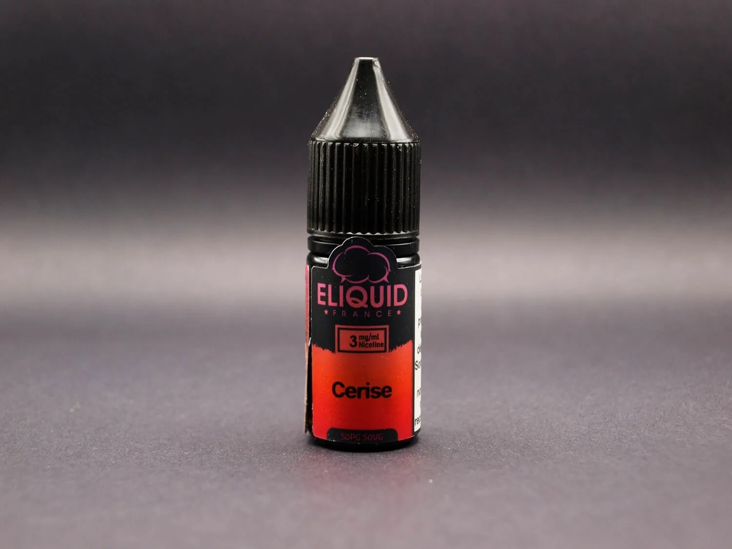 E liquide saveur Cerise de marque Eliquid France avec 3mg de nicotine