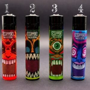 Briquet Clipper numéro 1 à 4 de la collection Strangers