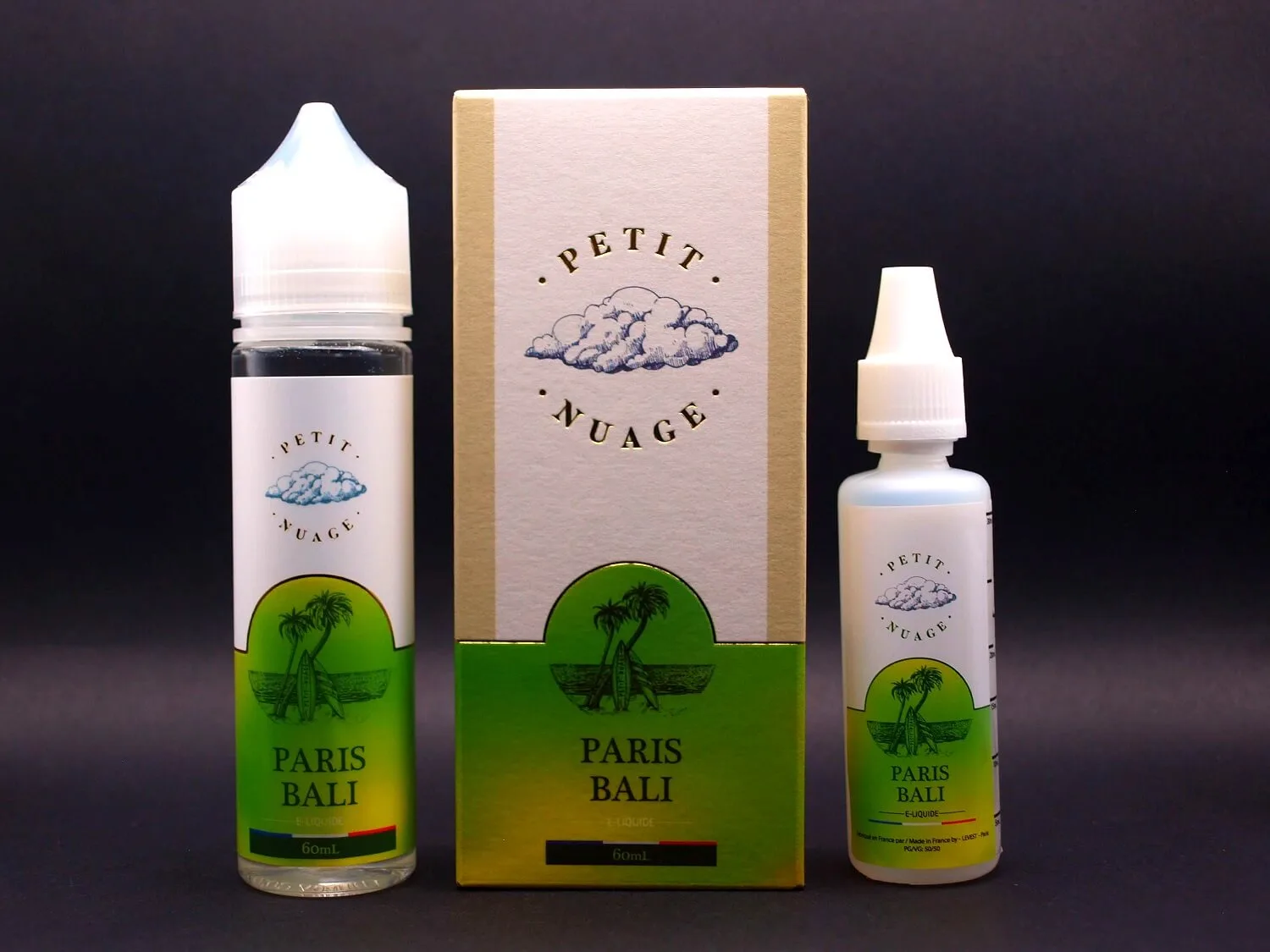 E liquide de marque Petit Nuage saveur Paris-Bali en format 50ml