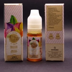 E liquide Fruit du Dragon et Fruits Rouges de la gamme Le Petit Verger avec 3mg de nicotine