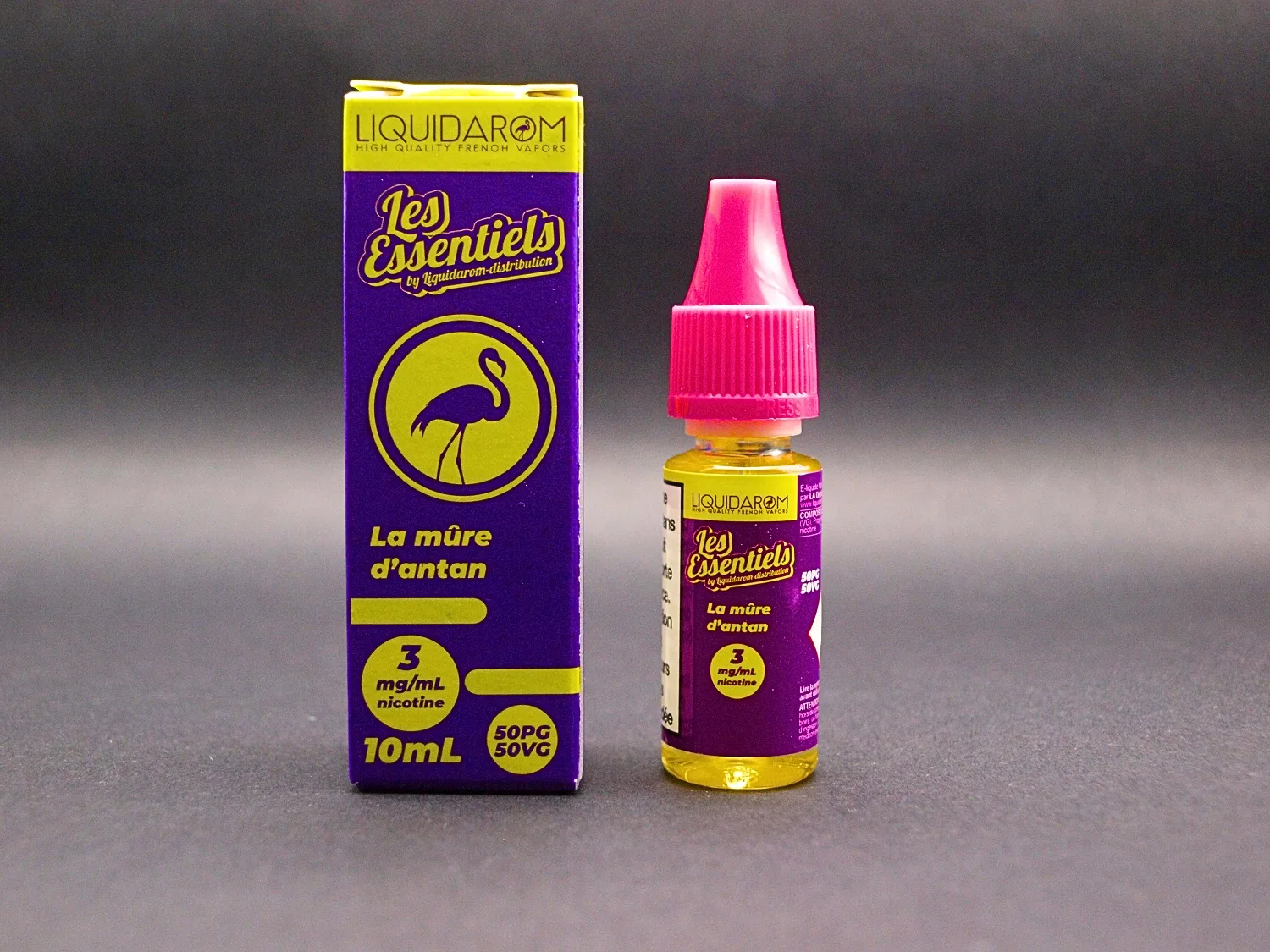 E liquide Mûre d'Antan 3mg de nicotine de marque Liquidarom