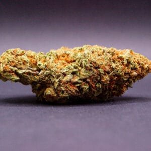 fleur CBD de la variété Bubble Mint CBD inssue d'une culture Hybrid Indoor aux USA